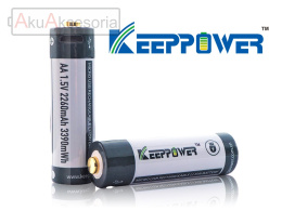 Keeppower 14500 AA - 1,5V Li-ion z micro USB 3390mWh (ok. 2260mAh)