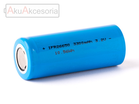 Ogniwo LiFePo4 IFR 26650 - 3300mAh 3,2V